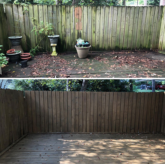 The Deck Of The House I Bought Was In Rough Shape