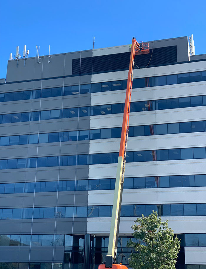 Literally Had No Clue That The Building Next To My Office Was White Until Just Now
