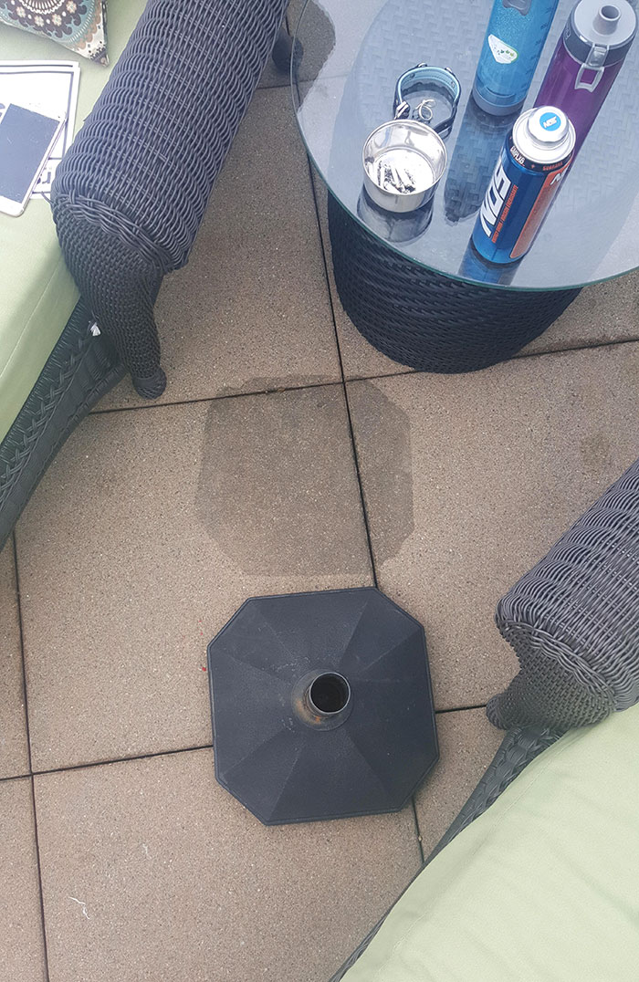 Hired People To Powerwash The Deck