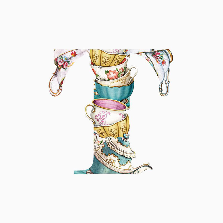 I Started Drawing Alphabet Letters To Overcome My Creative Struggles