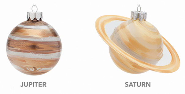 Planetary Glass Ornaments Are A Thing And They're Out Of This World