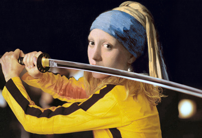 I Create Seamless Mashups Of Classic Hollywood Stars And Famous Paintings