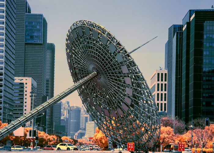 I Traveled To Shanghai And Took Some Infrared Images Of The Skyline
