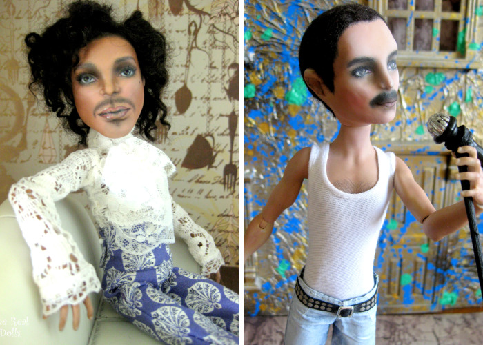 I Personalize, Re-Sculpt And Recycle Pre-Loved Dolls Into Famous People