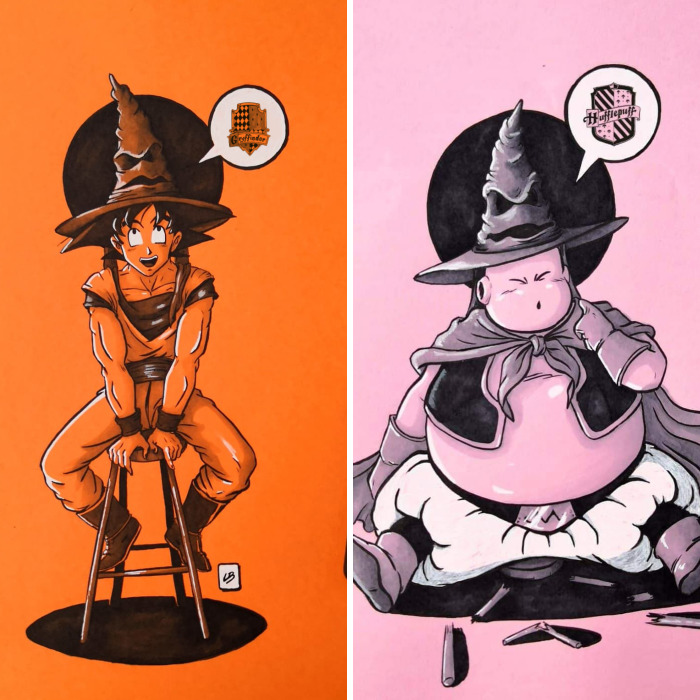What Would Happen If The Harry Potter’s Sorting Hat Shows Up In Dragon Ball’s World?