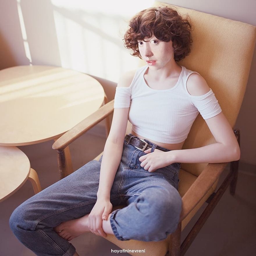 A Girl With Curly Hair