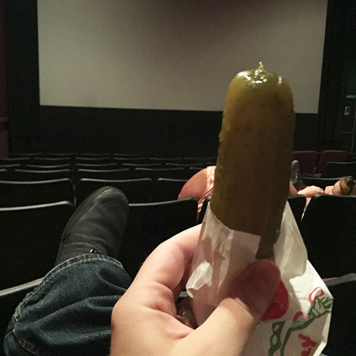 Turns Out That Texans Had No Idea No One Else Eats Pickles At Movie Theaters And It's Hilarious