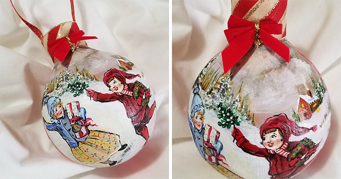 I Transform Burnt Out Light Bulbs Into Christmas Ornaments