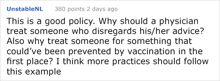 This Doctor's Notice Explains Why They Won't Be Accepting Patients Who Didn't Vaccinate Their Kids