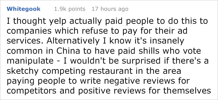 Customer Leaves Negative Yelp Review After 'Finding' Maggot In Food, Gets Destroyed By Restaurant Employee
