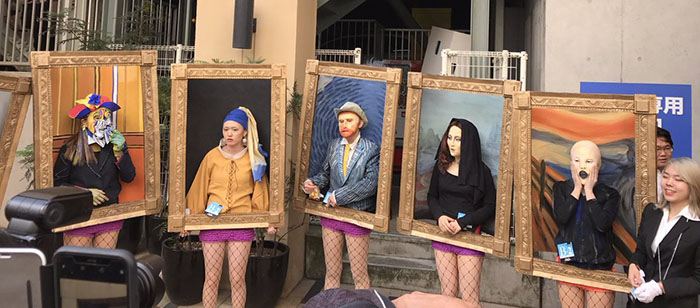 Japanese Art Students Turned Themselves Into Famous Paintings, Including The Biggest Fail Ever - Ecce Homo Japanese Art Students Turned Themselves Into Famous Paintings, Including The Biggest Fail Ever - Ecce Homo