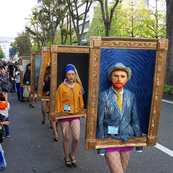 Japanese Art Students Turned Themselves Into Famous Paintings, Including The Biggest Fail Ever - Ecce Homo Japanese Art Students Turned Themselves Into Famous Paintings, Including The Biggest Fail Ever - Ecce Homo