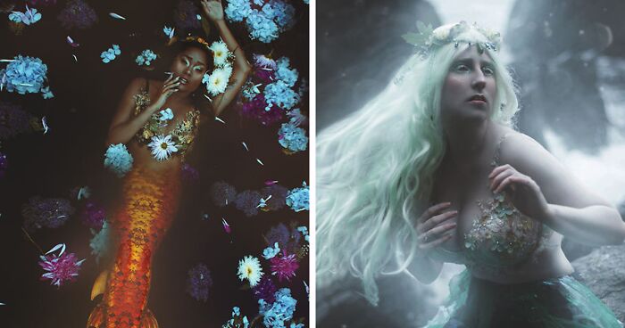 I Created A Dark Fantasy Photography Series About Mermaids Forced To Live On Land