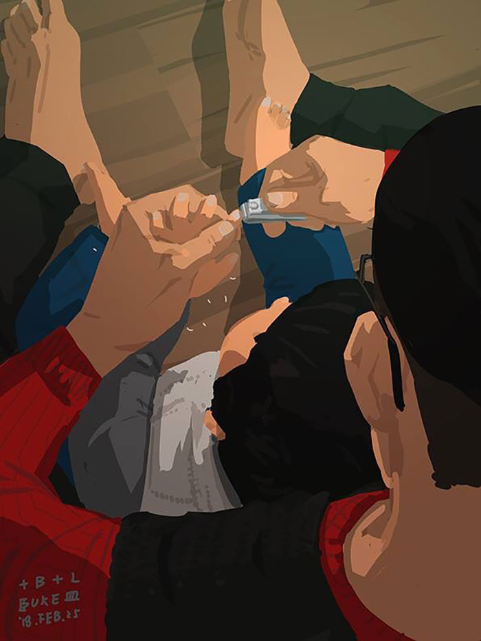 Father-Son-Love-Comics-Blue