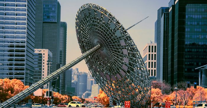 I Traveled To Shanghai And Took Some Infrared Images Of The Skyline
