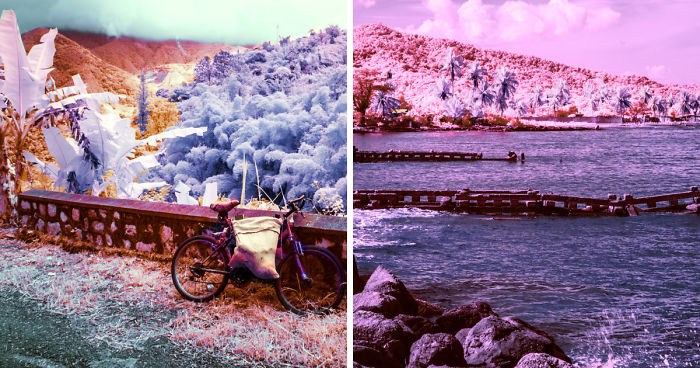 I Rode A Bike Down The Blue Mountain In Jamaica And Took These Infrared Photos