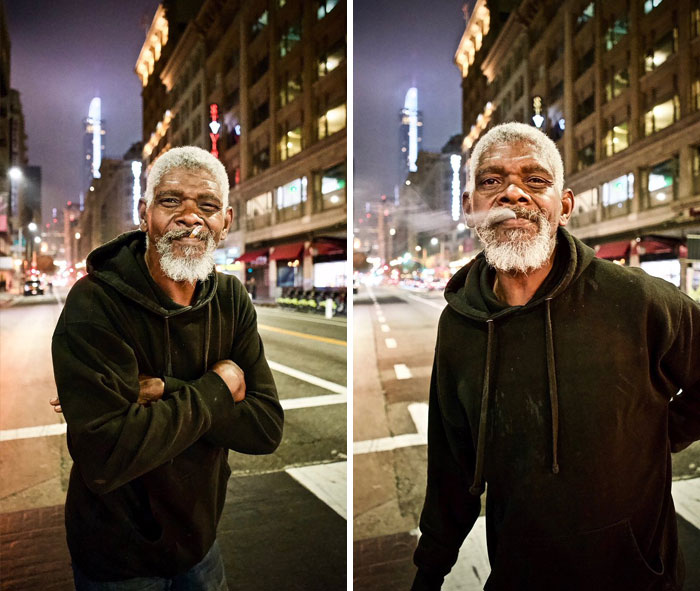 A Homeless Guy Came Up To Me While I Was Shooting My Brother And Asked For A Couple Of Photos. Here's How They Came Out