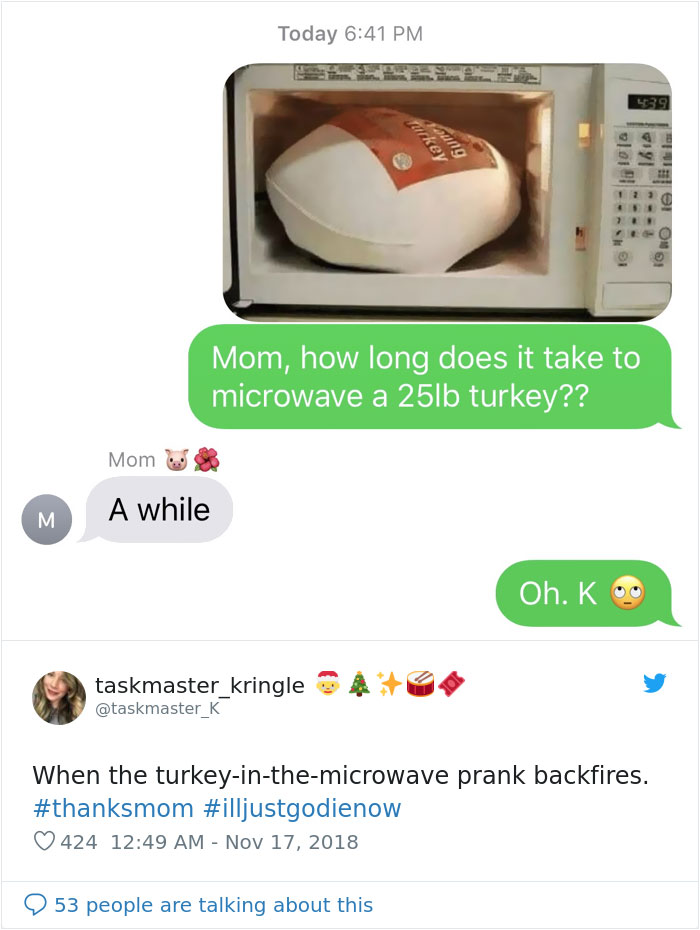 Microwave Turkey Prank