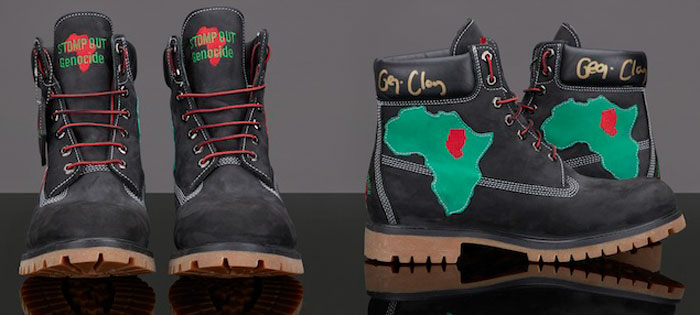 In 2014 Clooney Has Donated A Signed Pair Of Timberland Boots To The "Small Steps" Shoe Auction, The Organization Raises Money For Children And Their Families Scavenging On Rubbish Dumps