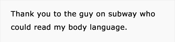 Woman Shares How She Was Saved By A Stranger On A Subway