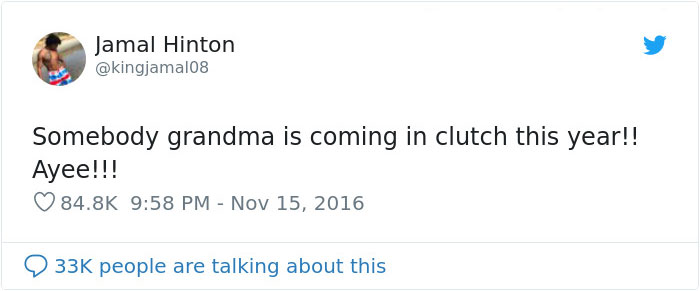 Grandma Who Accidentally Invited A Stranger To Thanksgiving Spends Third Thanksgiving With The Teen