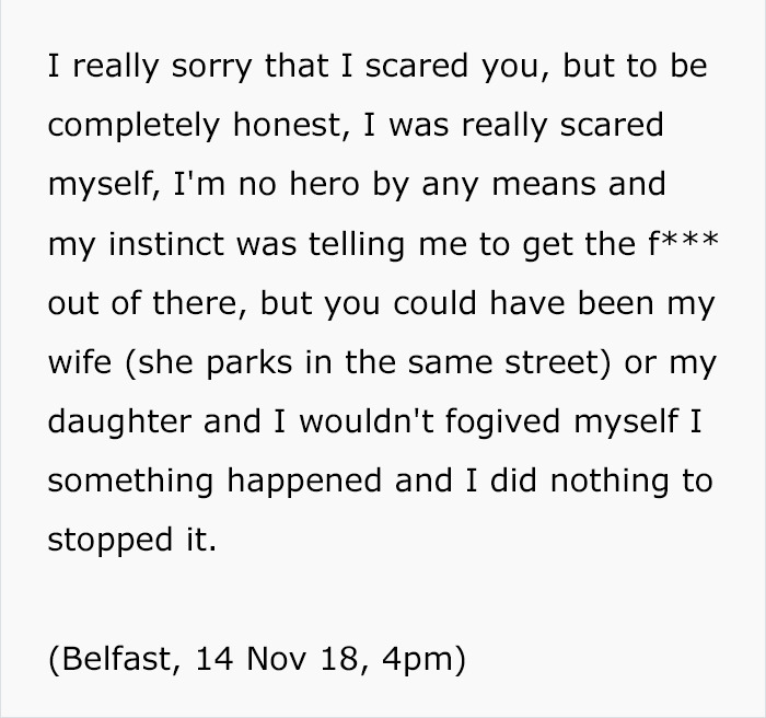 Guy Follows Girl Four Blocks To Her Car, Then Writes Her An Anonymous Letter Guy Follows Girl Four Blocks To Her Car, Then Writes Her An Anonymous Letter