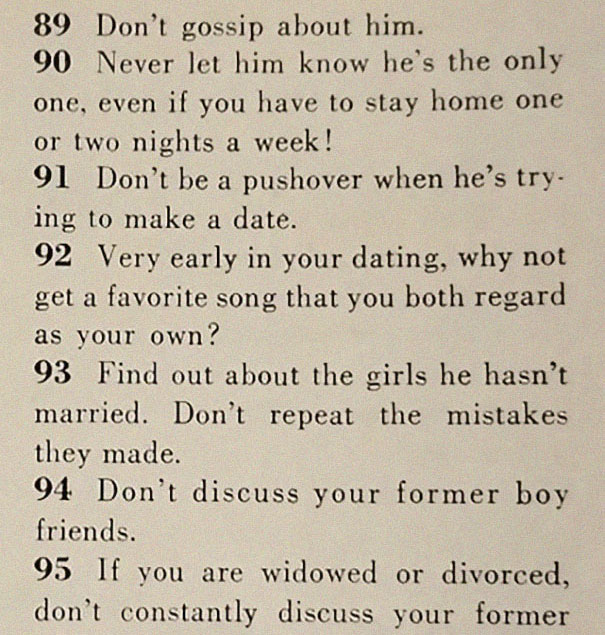 This '129 Ways to Get a Husband' Article From 1958 Shows How Much The World Has Changed This '129 Ways to Get a Husband' Article From 1958 Shows How Much The World Has Changed