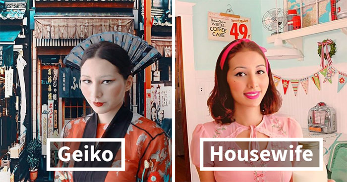 They Said I Could Be Anything, So Each Day I Become A Different Woman, From A Different Time