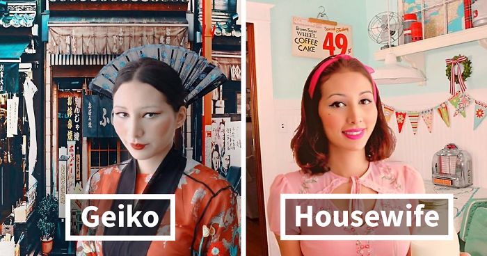 They Said I Could Be Anything, So Each Day I Become A Different Woman, From A Different Time