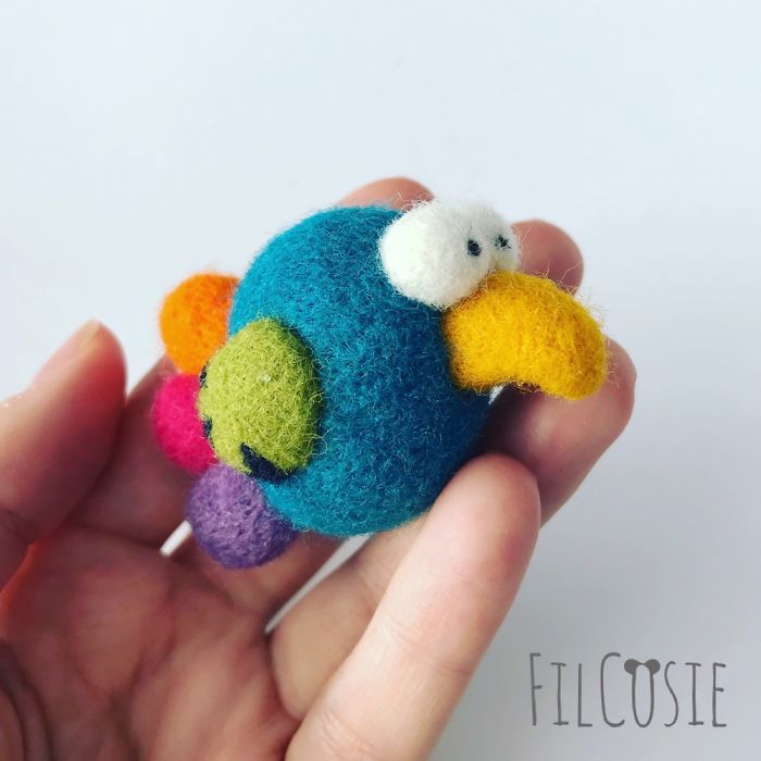 I Create Mini Figurines Out Of Felt