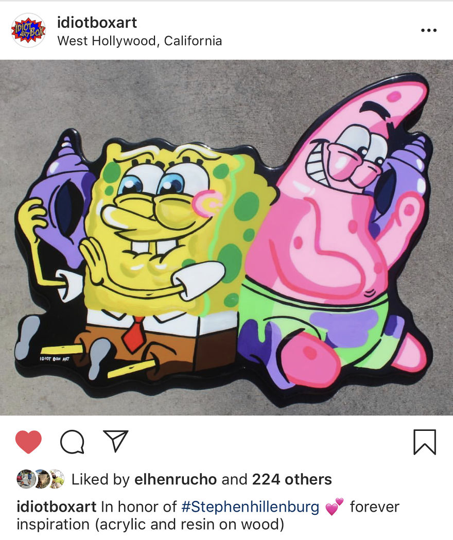 Artists Everywhere Pay Tribute To Stephen Hillenburg, With Spongebob Inspired Art