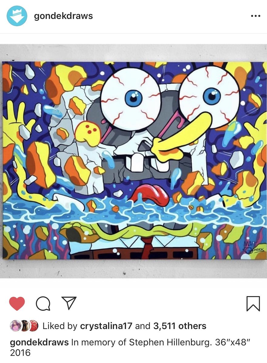 Artists Everywhere Pay Tribute To Stephen Hillenburg, With Spongebob Inspired Art