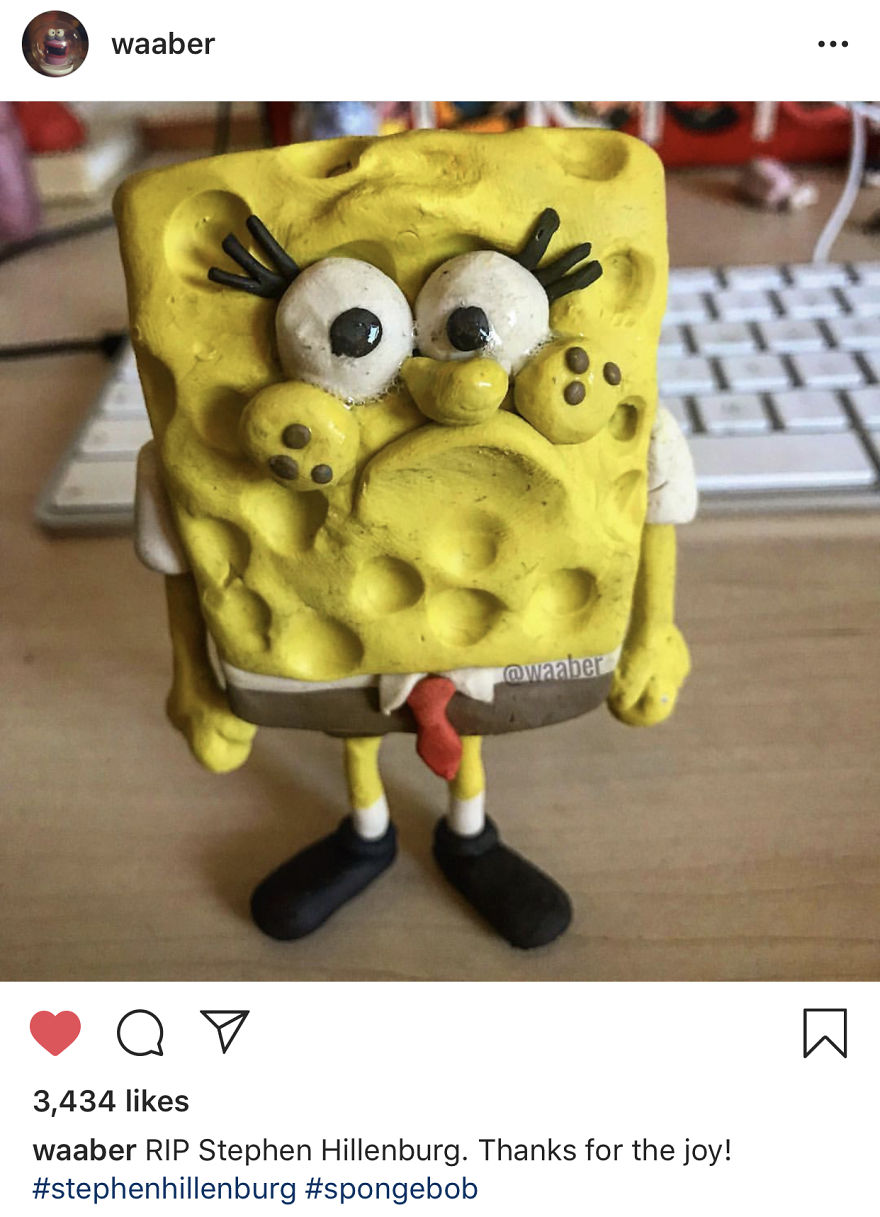 Artists Everywhere Pay Tribute To Stephen Hillenburg, With Spongebob Inspired Art