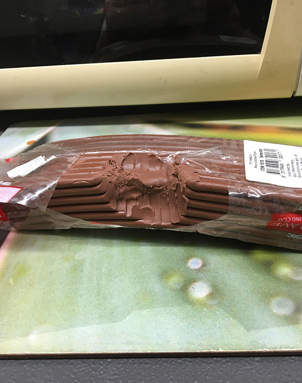 I Was At Work One Day When I Found This Clay In The Shelf... Forbidden Chocolate For A Kid