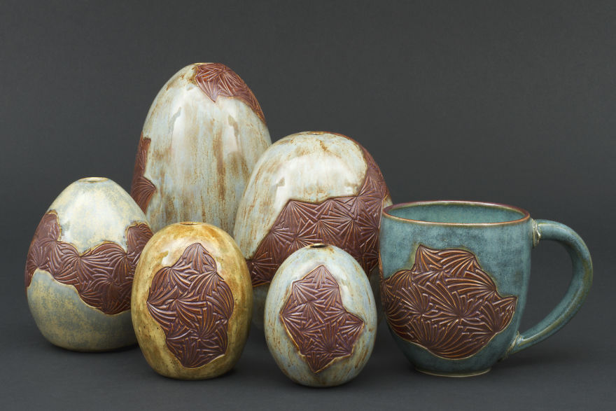 I Took My Design From Drawing In Grade School Paper Margins And Carve It Into The Surfaces Of My Ceramics I Took My Design From Drawing In Grade School Paper Margins And Carve It Into The Surfaces Of My Ceramics