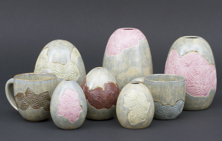 I Took My Design From Drawing In Grade School Paper Margins And Carve It Into The Surfaces Of My Ceramics I Took My Design From Drawing In Grade School Paper Margins And Carve It Into The Surfaces Of My Ceramics