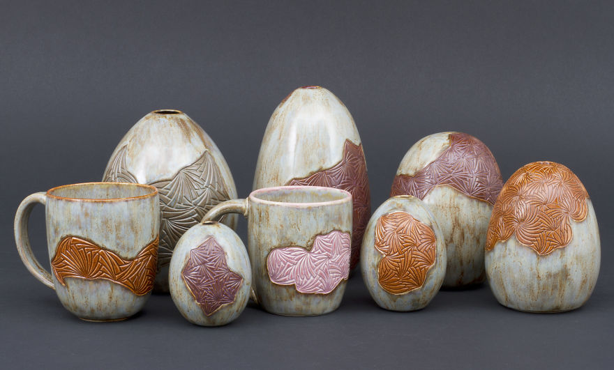 I Took My Design From Drawing In Grade School Paper Margins And Carve It Into The Surfaces Of My Ceramics I Took My Design From Drawing In Grade School Paper Margins And Carve It Into The Surfaces Of My Ceramics