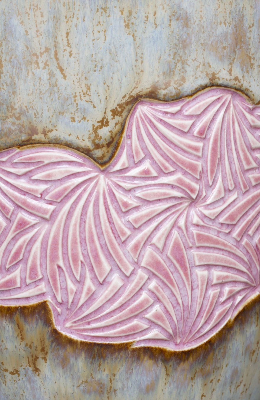 I Took My Design From Drawing In Grade School Paper Margins And Carve It Into The Surfaces Of My Ceramics
