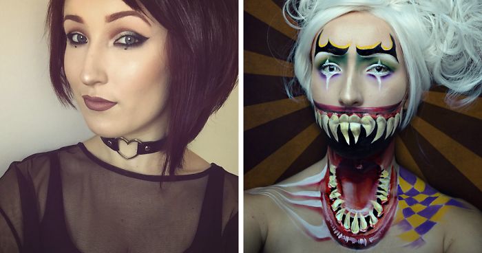I Began Experimenting With Makeup When I Was 14, Now I Use It To Create These Dark Characters