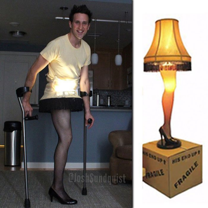 Every Halloween This One-Legged Guy Makes An Epic Halloween Costume, And He Just Revealed His 2018 Costume