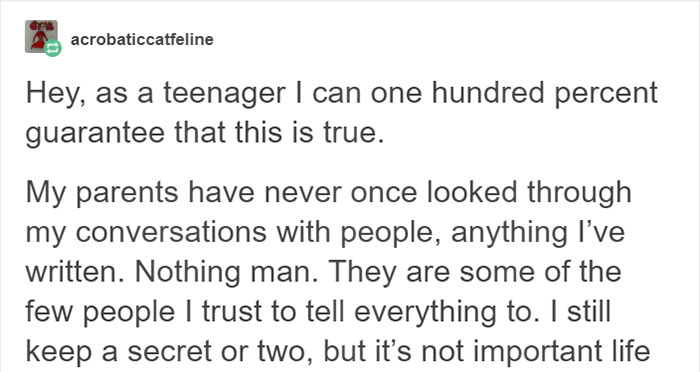 Woman Explains Why You Should Respect Your Child's Privacy In An Eye-Opening Message