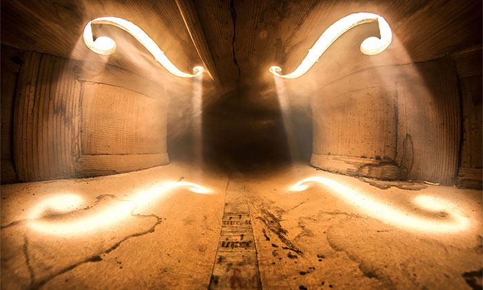 10 Increíbles fotos del interior de instrumentos musicales hechas por un fotógrafo rumano