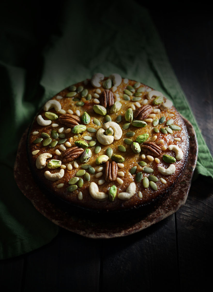 Pine Nut Olive Oil Cake