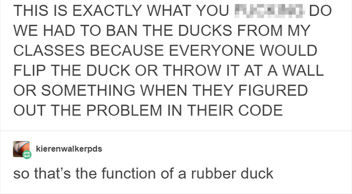 Programmer Explains Why They Keep Rubber Ducks By Their Computers Programmer Explains Why They Keep Rubber Ducks By Their Computers