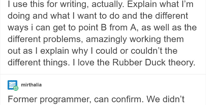 Programmer Explains Why They Keep Rubber Ducks By Their Computers Programmer Explains Why They Keep Rubber Ducks By Their Computers