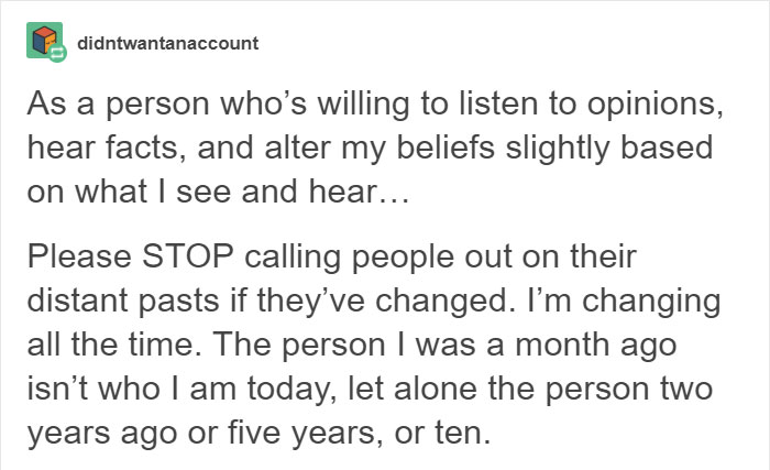 This Person Confesses To Doing Horrible Things In The Past And Explains Why Nobody Should Judge Him For It