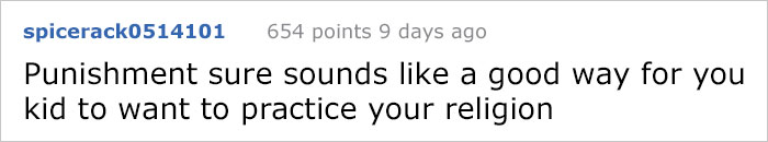 Parent Asks How To Punish Son Who Doesn’t Want To Go To Church, Gets Hilarious Advice Parent Asks How To Punish Son Who Doesn’t Want To Go To Church, Gets Hilarious Advice