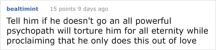 Parent Asks How To Punish Son Who Doesn’t Want To Go To Church, Gets Hilarious Advice