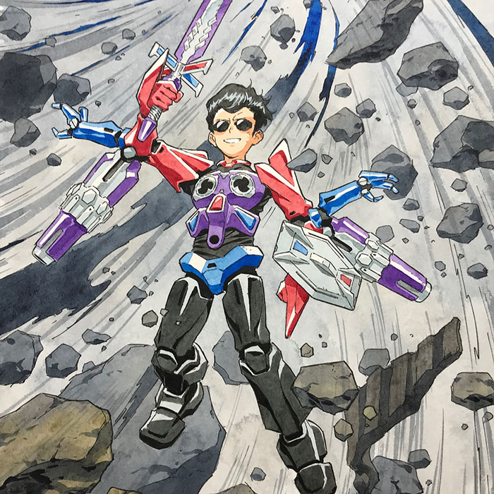 Dad Turns His Sons' Doodles Into Anime Characters, And The Result Is Amazing (Part V) Dad Turns His Sons' Doodles Into Anime Characters, And The Result Is Amazing (Part V)