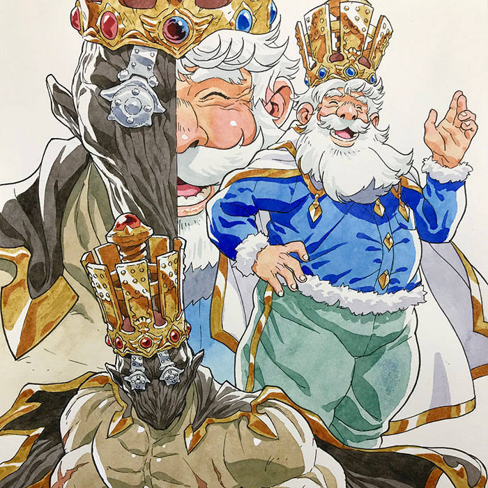 Dad Turns His Sons' Doodles Into Anime Characters, And The Result Is Amazing (Part V)